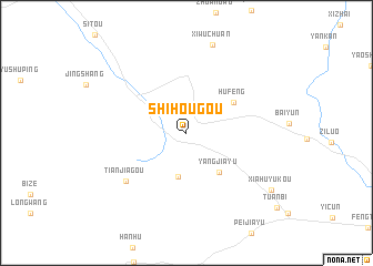 map of Shihougou