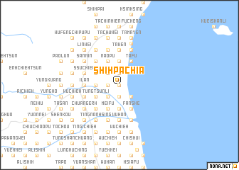 map of Shih-pa-chia