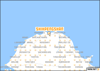map of Shih-peng-shan