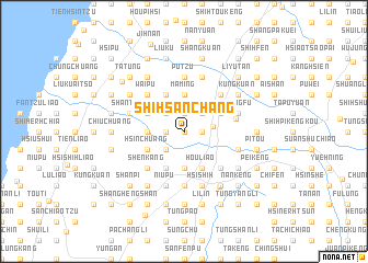 map of Shih-san-chang