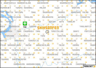 map of Shih-san-fen
