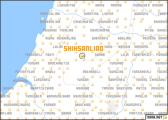 map of Shih-san-liao