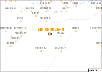 map of Shiikh Maldha
