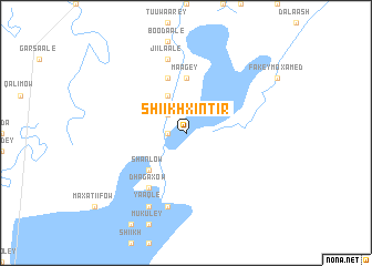 map of Shiikhxintir