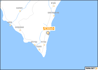 map of Shiina