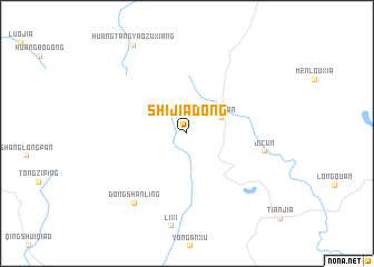 map of Shijiadong