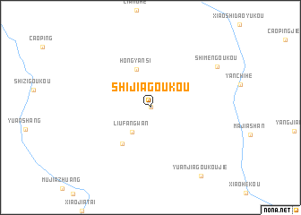 map of Shijiagoukou