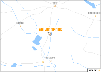 map of Shijianfang