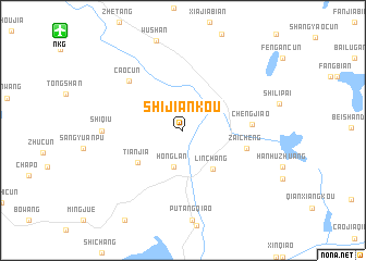 map of Shijiankou