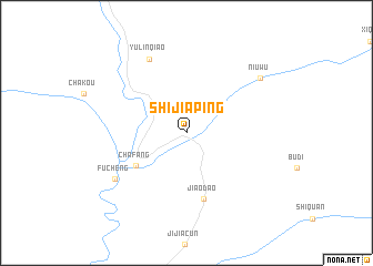 map of Shijiaping