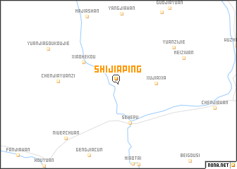 map of Shijiaping