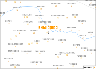 map of Shijiaqiao