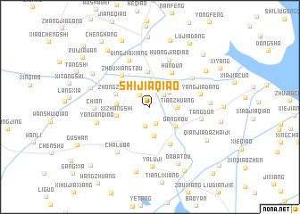 map of Shijiaqiao