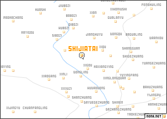 map of Shijiatai