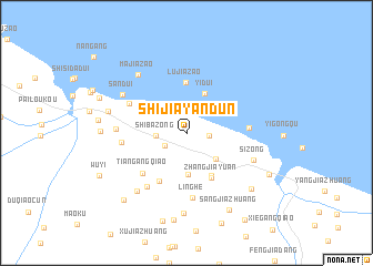 map of Shijiayandun