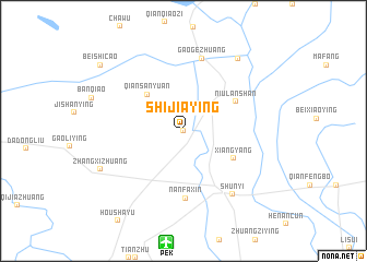 map of Shijiaying