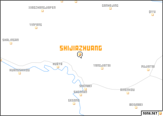 map of Shijiazhuang