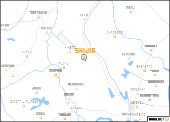 map of Shijia