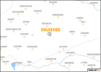 map of Shijiekou