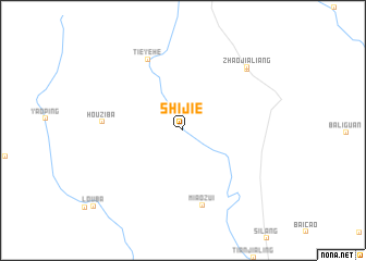 map of Shijie