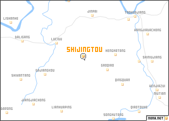 map of Shijingtou