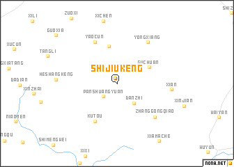 map of Shijiukeng