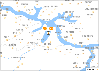 map of Shikaj