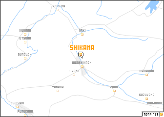 map of Shikama