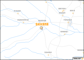 map of Shikama