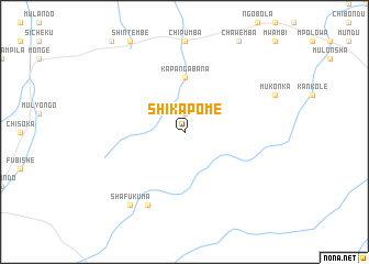 map of Shikapome