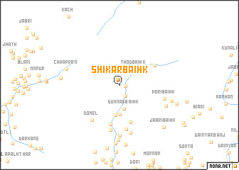 map of Shikār Baihk