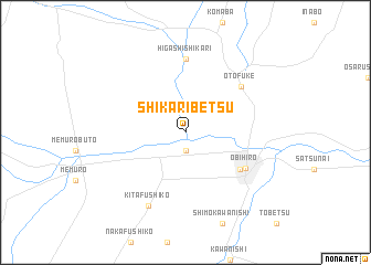 map of Shikaribetsu