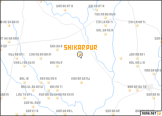 map of Shikārpur