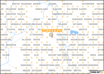 map of Shikārpur