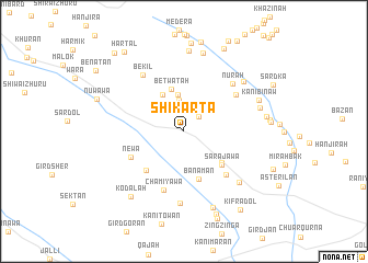 map of Shīkārta