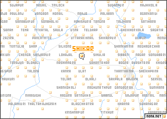 map of Shikar