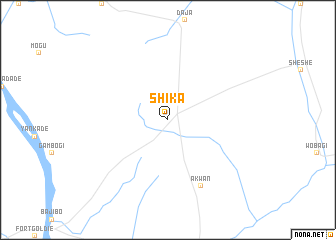 map of Shika