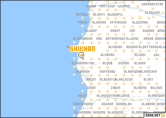 map of Shīkhān