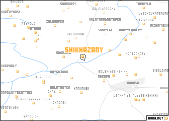 map of Shikhazany