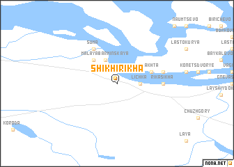 map of Shikhirikha