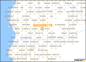 map of Shikhnayyā