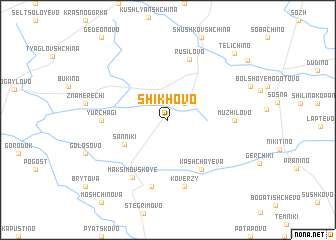 map of Shikhovo