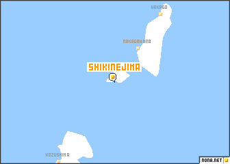 map of Shikinejima