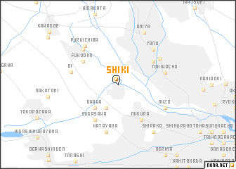 map of Shiki