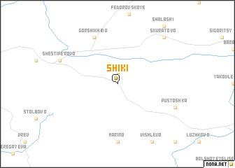 map of Shiki
