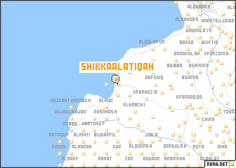 map of Shikkā al ‘Atīqah