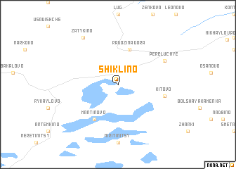 map of Shiklino