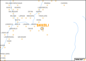 map of Shikoli