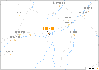 map of Shikumi