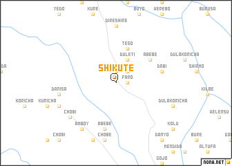 map of Shikutē